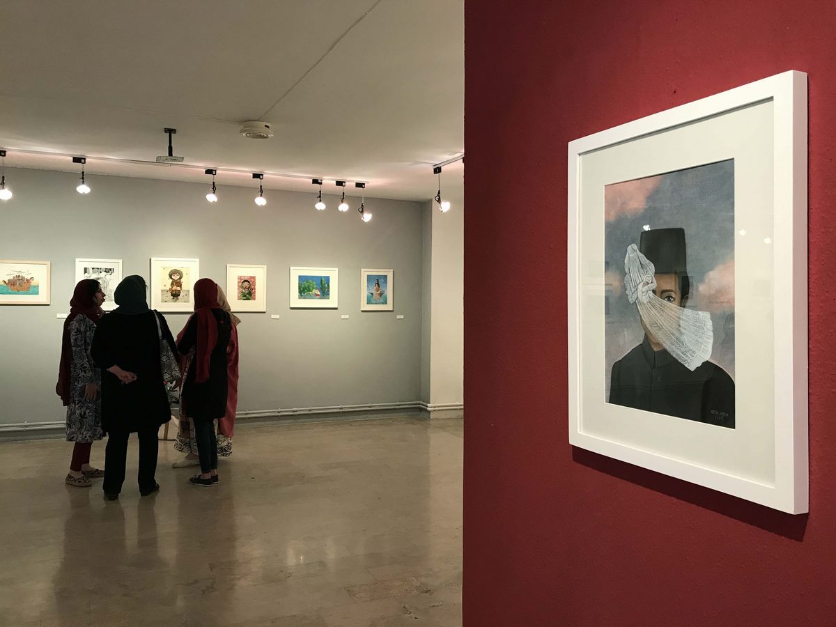 گزارش تصویری نمایشگاه "داستان بی پایان" در گالری لاله